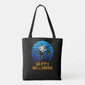 Tote Bag Arbre Halloween éffrayant (Dos)