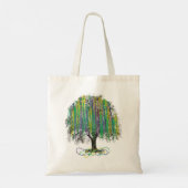 Tote Bag Arbre Mardi Gras Aquarelle Mardi Gras Arbre à perl (Dos)