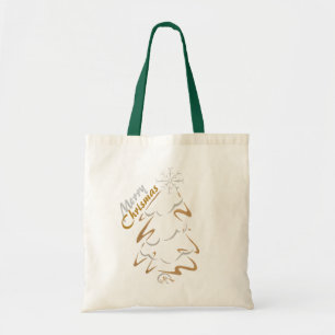 Tote Bag Arbre-Noël Gold & Silver