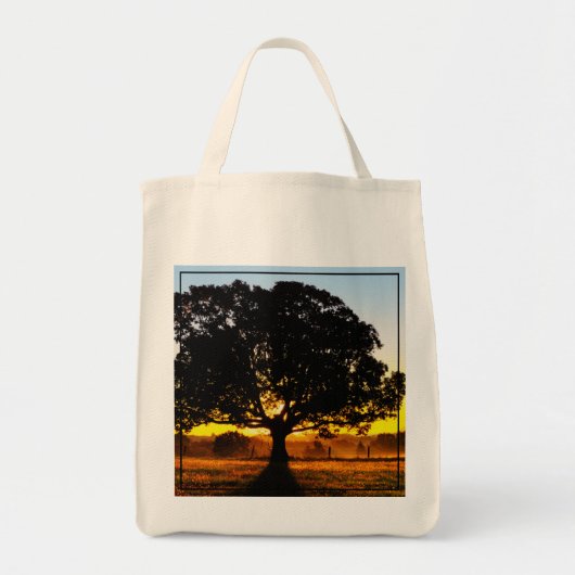 Tote Bag Arbre pendant le matin (Devant)