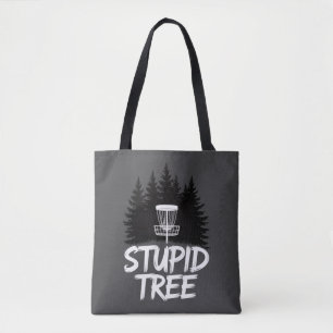 Tote Bag Arbre Stupide Disc Golf Drôle Frisbee Golf Golfeur