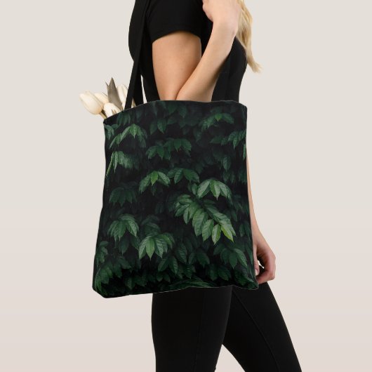 TOTE BAG ARBRE VERT (De près)