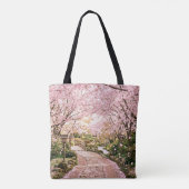 Tote Bag Arbres à fleurs de cerisier (Dos)