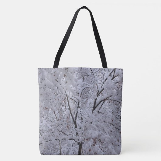 Tote Bag Arbres à neige (Devant)