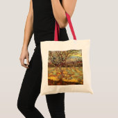 Tote Bag Arbres abricot en fleurs par Vincent van Gogh (Devant (produit))