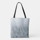 TOTE BAG ARBRES COUVRANT LA NEIGE (Dos)
