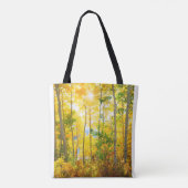 Tote Bag Arbres D'Aspen À L'Automne| Sierra Nevada Mountain (Dos)