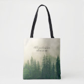 Tote Bag Arbres de la forêt de pins sur mesure (Devant)
