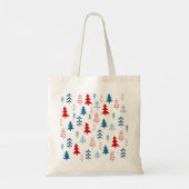 Tote Bag Arbres de Noël couleur (Dos)