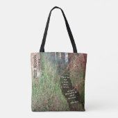 Tote Bag Arbres en bois de Muir avec la citation (Dos)