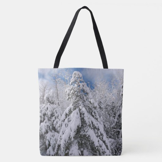 Tote Bag Arbres neigeux (Devant)