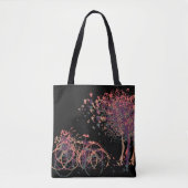 Tote Bag Arbres pourpres Feuilles d'hiver (Devant)