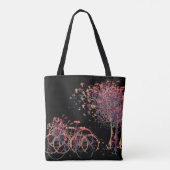 Tote Bag Arbres pourpres Feuilles d'hiver (Dos)