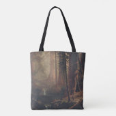 Tote Bag Arbres séquoias géants de Californie (Dos)