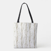 Tote Bag Arbres verts marron (Dos)