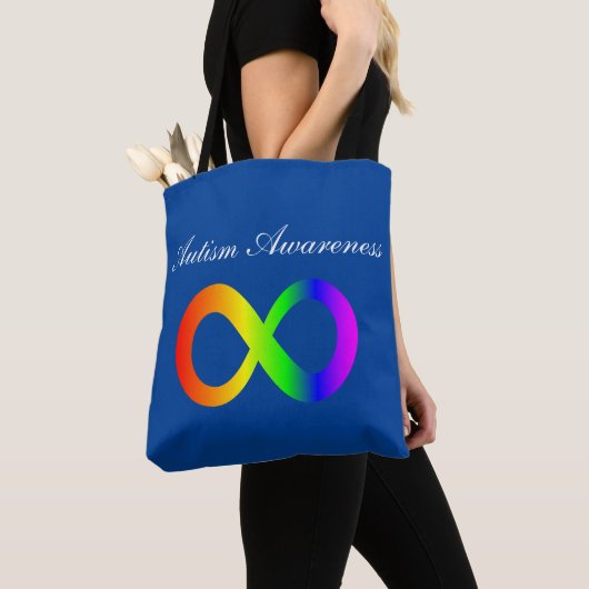 Tote Bag Arc arc-en-ciel (De près)
