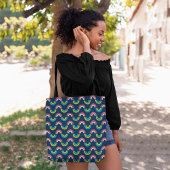 Tote Bag Arc arc-en-ciel courbe