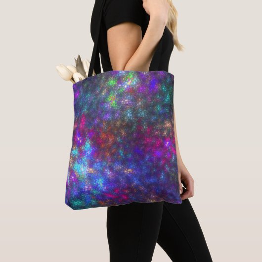 Tote Bag Arc arc-en-ciel fractal (De près)