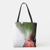 Tote Bag Arc d'un cargo rouge et vert | Long Beach, Ca (Dos)