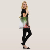 Tote Bag Arc d'un cargo rouge et vert | Long Beach, Ca (Sur le modèle)