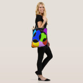 Tote Bag Arc en arc-en-ciel cercle conception (Sur le modèle)