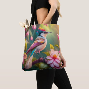 Tote Bag Arc en arc-en-ciel Jay Imaginaire Bird