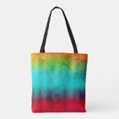 Tote Bag Arc-en-ciel Abstrait (Dos)