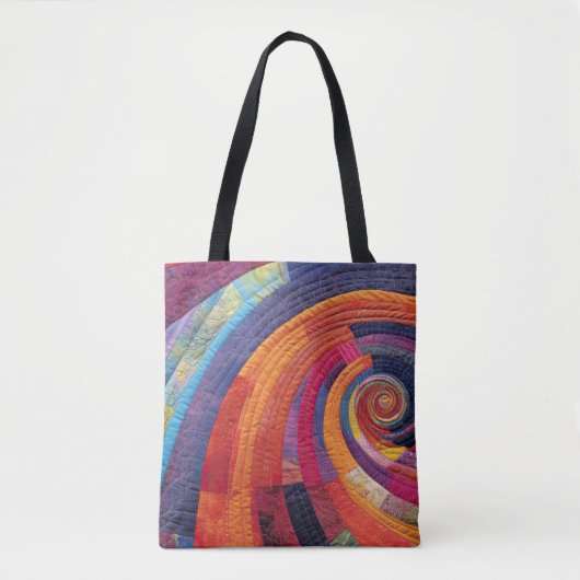Tote Bag Arc-en-ciel Abstrait (Devant)