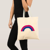 Tote Bag Arc en ciel bisexuel (Devant (produit))