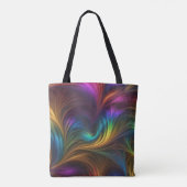 Tote Bag Arc en ciel coloré (Dos)