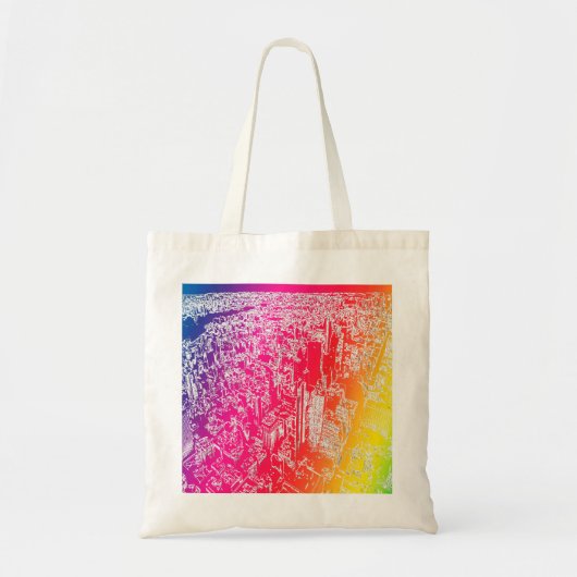 Tote Bag Arc-en-ciel de Manhattan (Devant)