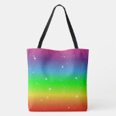 Tote Bag Arc-en-ciel de scintillement d'été (Dos)