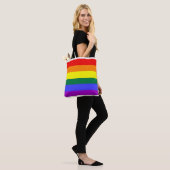 Tote Bag Arc-en-ciel drapeau (Sur le modèle)