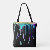 Tote Bag Arc-en-ciel holographique drix métal (Dos)