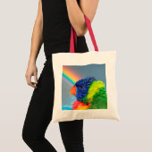 Tote Bag Arc-en-ciel Lorikeet (Devant (produit))