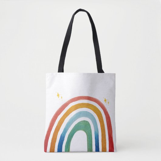 Tote Bag Arc-en-ciel magique (Devant)