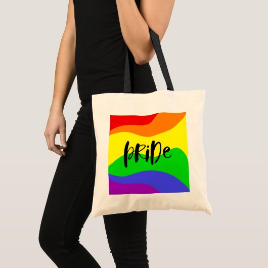 Tote Bag Arc-en-ciel moderne Pride (Devant (produit))