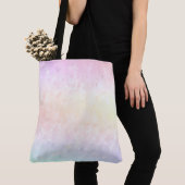 Tote Bag Arc-en-ciel pastel (De près)