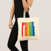 Tote Bag Arc-en-ciel rétro Pride (Devant (produit))