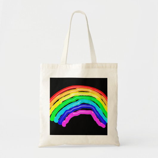 Tote Bag Arc-en tiré (Devant)