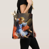 Tote Bag Archangel Michael piétine Satan, Guido Reni (De près)