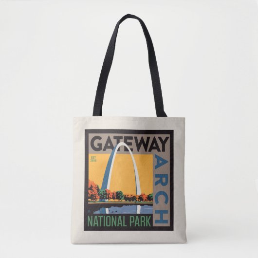 Tote Bag Arche de passerelle | St. Louis, Missouri (Devant)