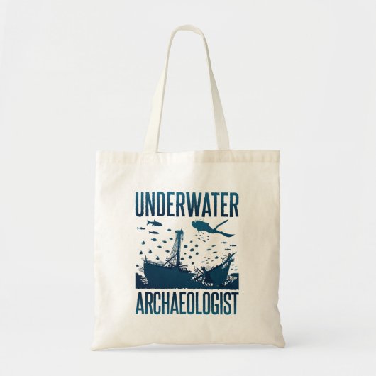 Tote Bag Archéologue sous-marin (Devant)