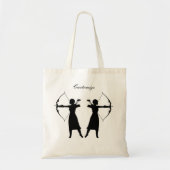 Tote Bag Archer Femme Silhouette Thunder_Cove (Devant)