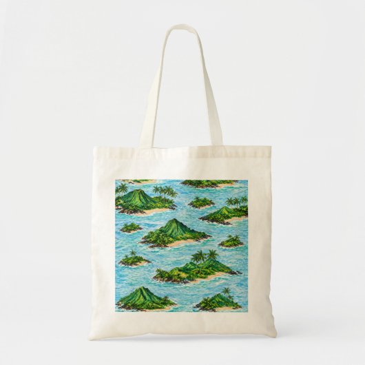 Tote Bag Archipel tropical insulaire (Devant)
