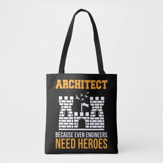 Tote Bag Architecte Même Les Ingénieurs Ont Besoin D'Une Ar (Devant)