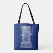 Tote Bag Architecture classique, Colonne corinthienne 1725 (Dos)