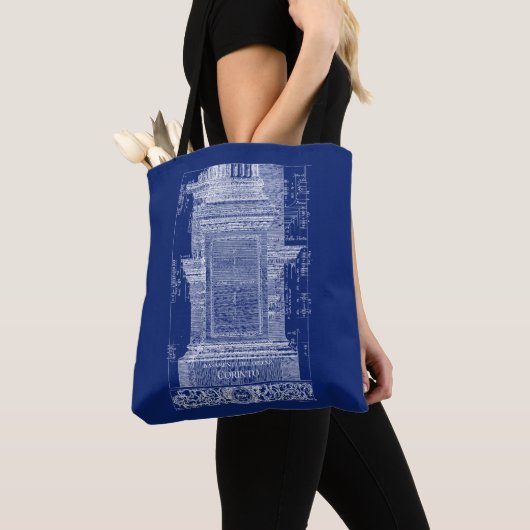 Tote Bag Architecture classique, Colonne corinthienne 1725 (De près)