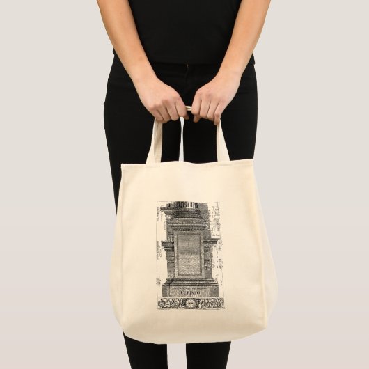 Tote Bag Architecture classique, Colonne corinthienne 1725 (Devant (produit))