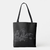 Tote Bag Architecture de Cape Town Boulangerie Dessin (Dos)